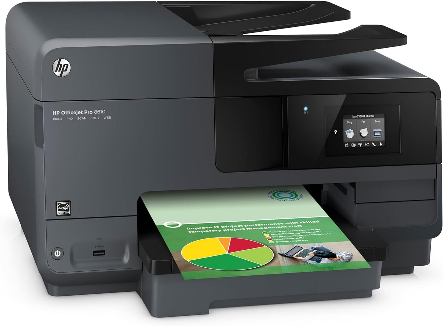 HP A7F64A#B1H OfficeJet Pro 8610 Wireless All-in-One Printer