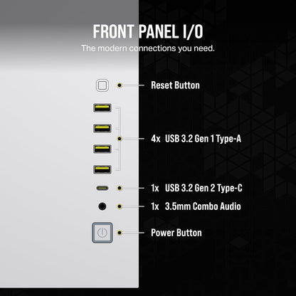 Corsair CC-9011270-WW iCUE 6500X RGB White PC Case