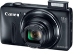 Canon PowerShot SX600 HS 9340B001 16MP Camera - Black