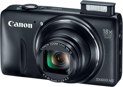 Canon PowerShot SX600 HS 9340B001 16MP Camera - Black