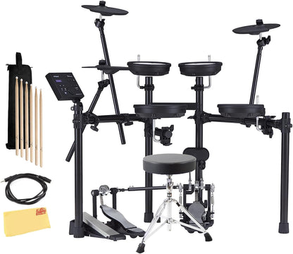 Roland AUS-TD-07DMK-COMBO-PRO V-Drums TD-07DMK Electronic Drum Set Bundle