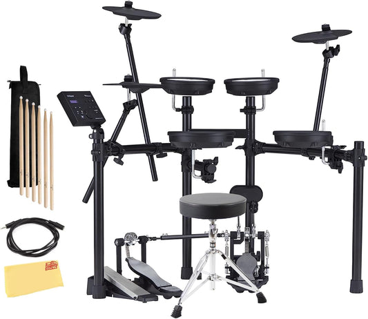 Roland AUS-TD-07DMK-COMBO-PRO V-Drums TD-07DMK Electronic Drum Set Bundle
