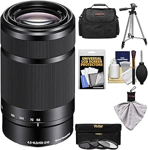 Sony K-80312-02 55-210mm Lens Filter Tripod Kit