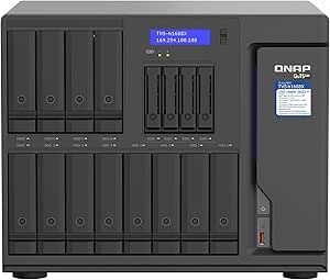 QNAP TVS-h1688X-W1250 10GbE Media NAS 32GB RAM — main product image