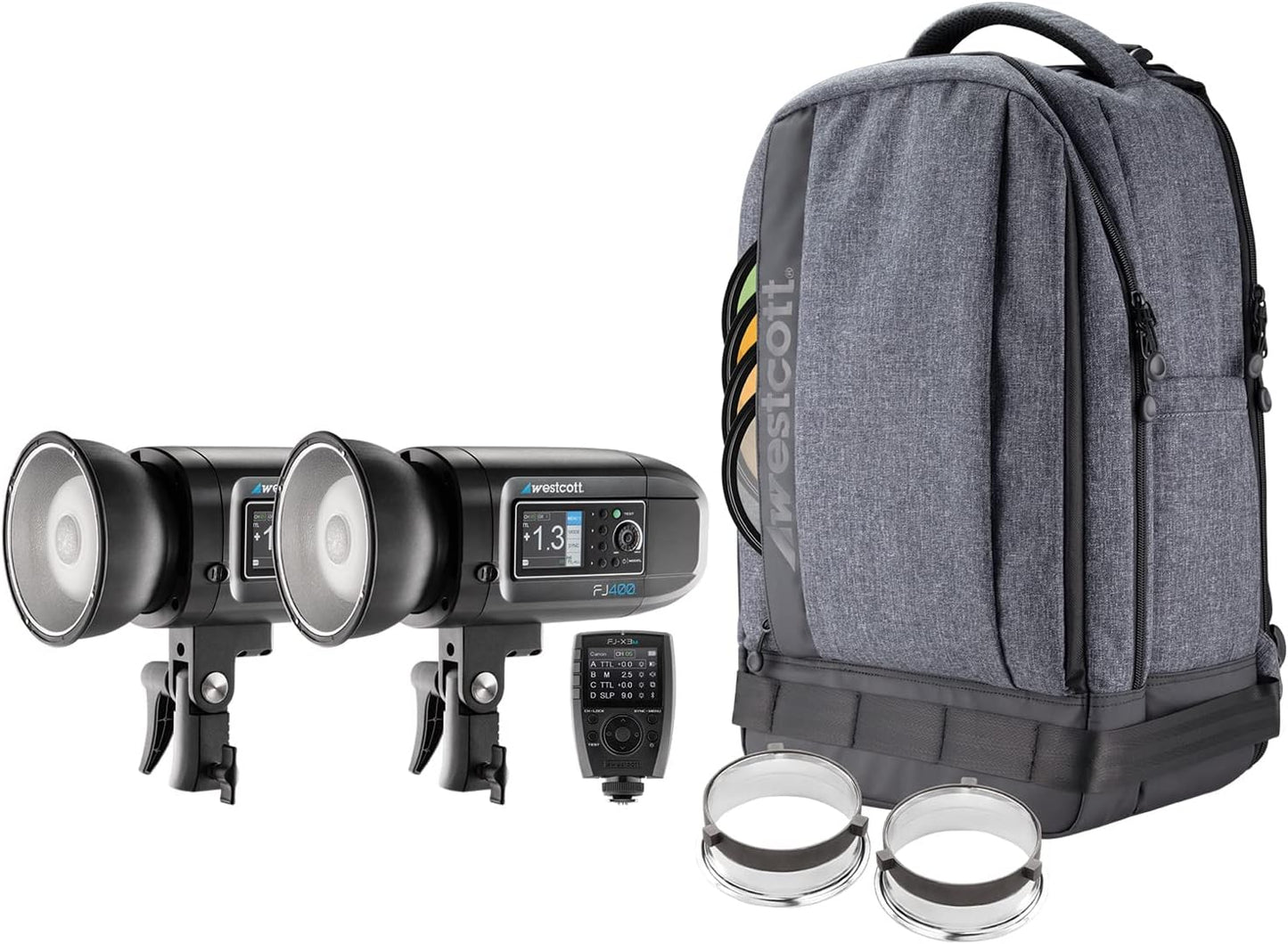 Westcott 4817M FJ400 2-Light Strobe Backpack Kit