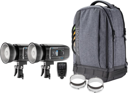 Westcott 4817M FJ400 2-Light Strobe Backpack Kit
