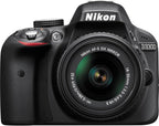 Nikon 13473 D3300 DSLR Camera Kit 18-55mm, 55-200mm