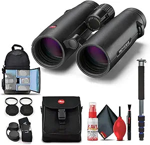 Leica Noctivid 10x42 Binoculars Black Bundle (40385)