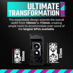Cooler Master NR100-ZNNN85-SL0 NCORE 100 MAX ITX PC Case - Bronze