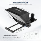 Neewer X12II Teleprompter with Remote & App Control