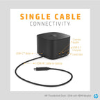 HP 6HP48AA#ABL Thunderbolt USB-C Dock 120W with HDMI Adapter