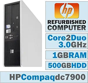 HP Compaqdc7900-e87e0e91 SFF Core 2 Duo 1GB 500GB Windows 7