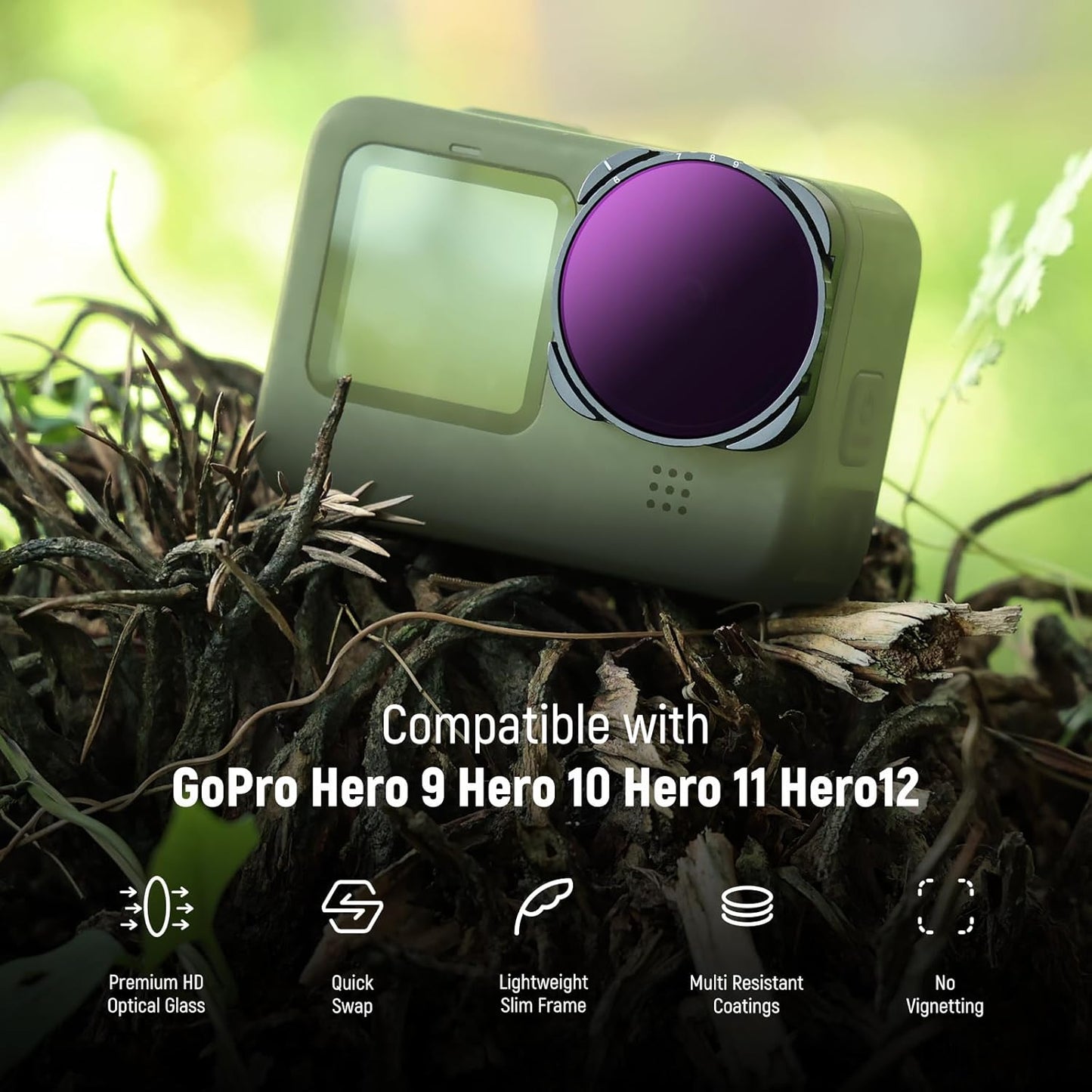 Neewer FL-87 Variable ND Filter for GoPro