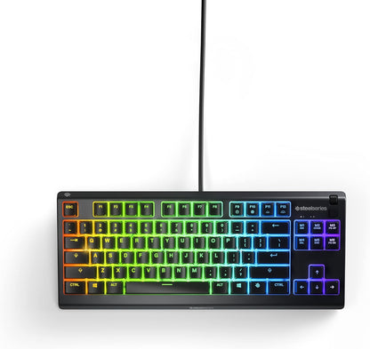 SteelSeries Apex 3 TKL RGB Gaming Keyboard (Renewed)