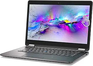 Dell E7470 Touschscreen Latitude 14" i7 Laptop 8GB 256GB NVMe Renewed