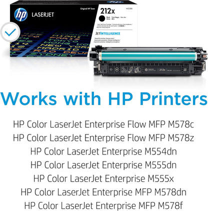 HP 212X W2120X Black High Yield Toner Cartridge