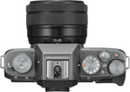 Fujifilm X-T100 w/XC15-45mm Dark Silver Mirrorless Camera Kit