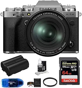 Fujifilm FUJIFILM X-T4 Mirrorless Camera 16-80mm Lens Bundle