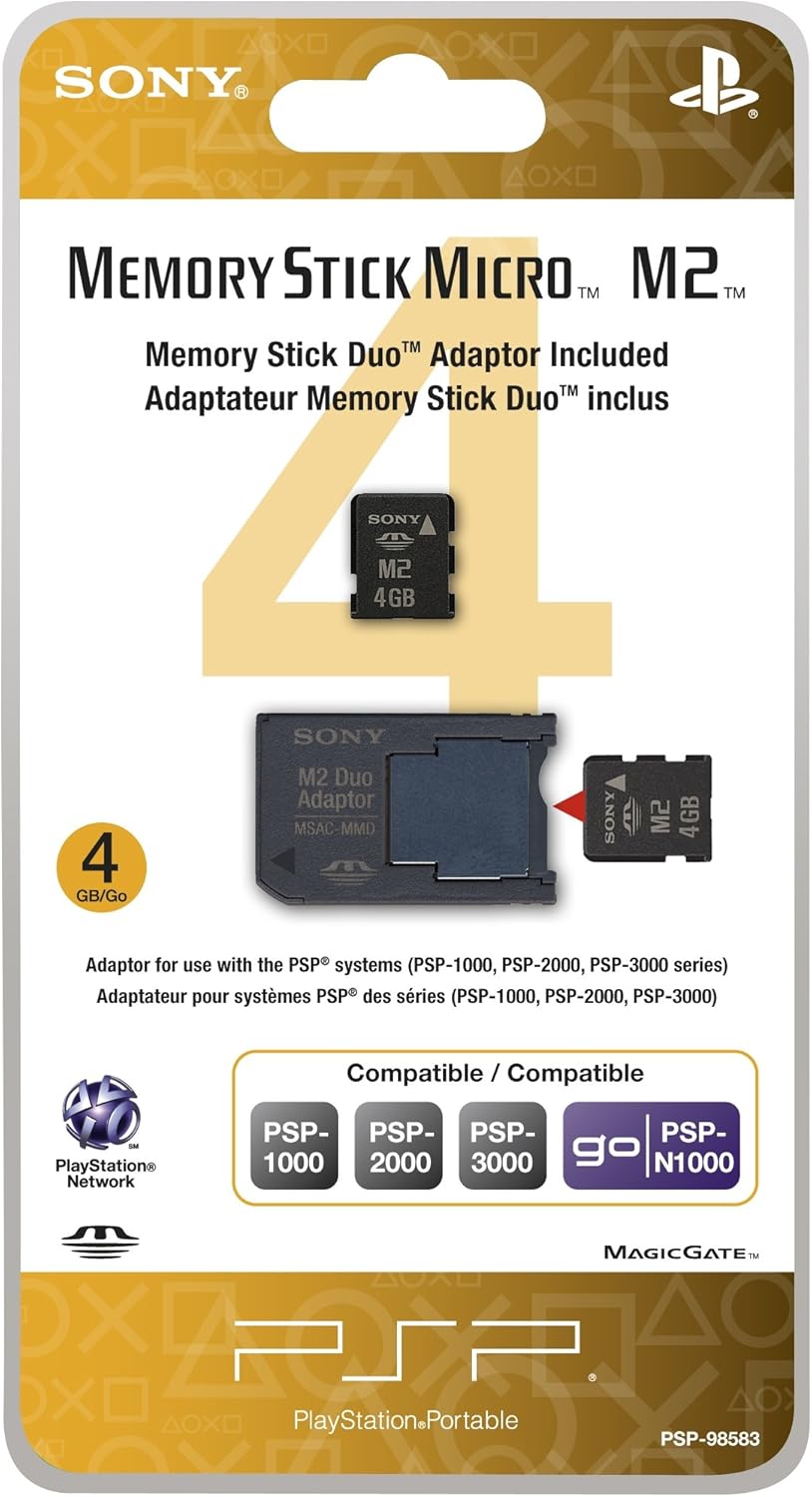 Sony 98583 4GB Memory Stick Micro Media Adapter