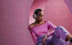 Sony WH-1000XM5/P Wireless Noise Canceling Headphones - Smoky Pink