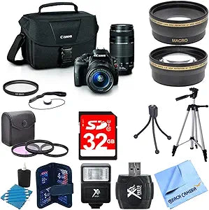 Canon 8575B055 Rebel SL1 DSLR Bundle Dual Lens