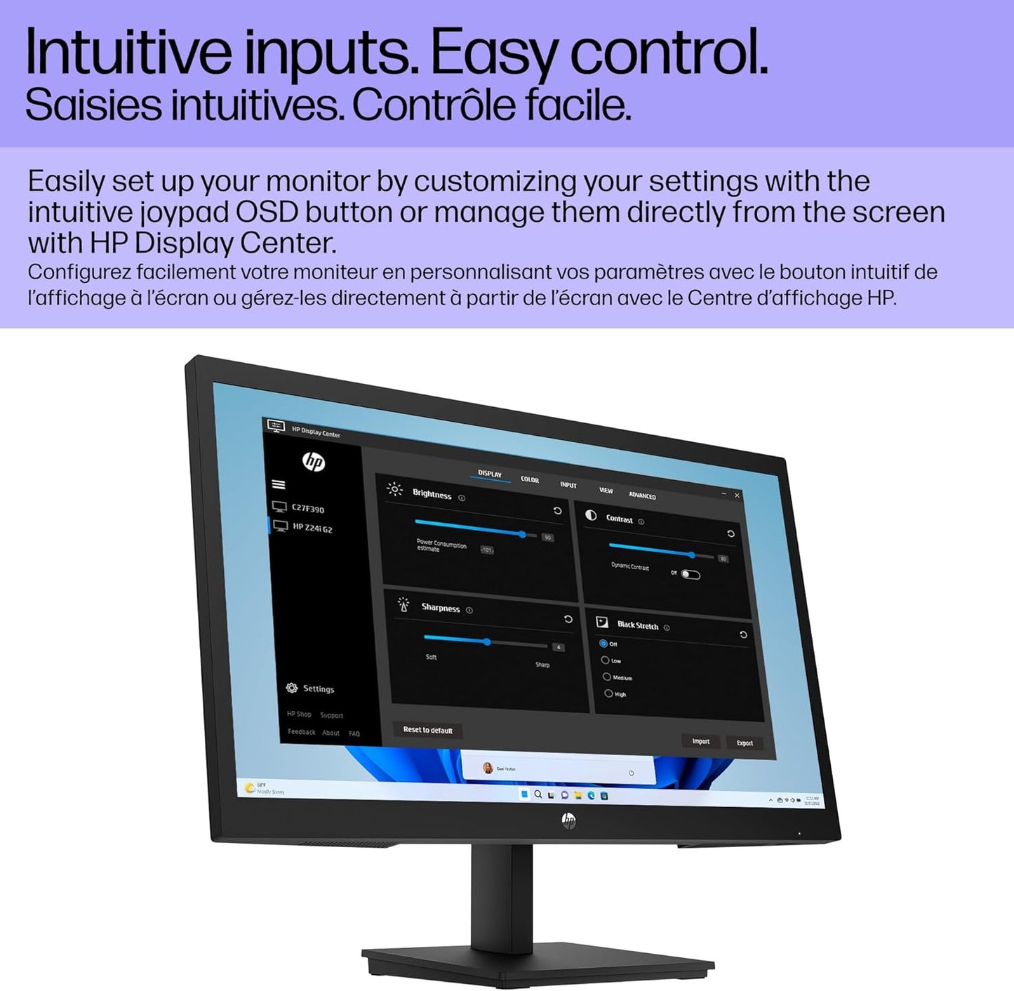 HP V22v G5 21.5-Inch FHD Monitor with AMD FreeSync