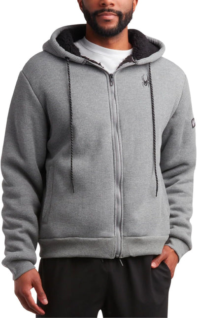 Spyder Hoodie Men's Sherpa Lined Full Zip - Cozy