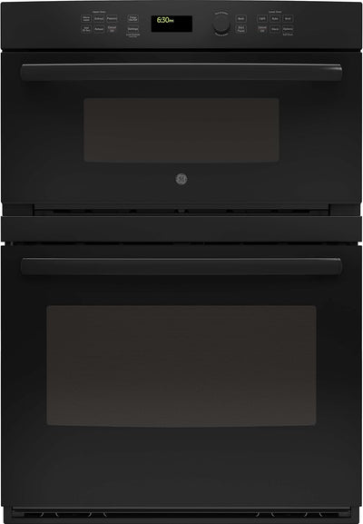 GE JT3800DHBB Electric Combination Wall Oven Black