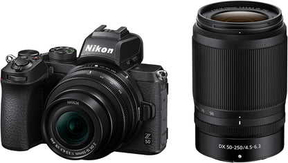 Nikon Z50 Mirrorless Camera Kit with 16-50mm & 50-250mm Lenses
