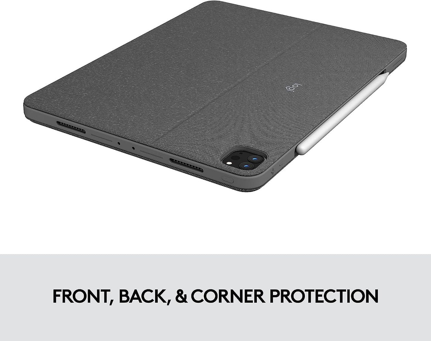 Logitech 920-010260 Combo Touch iPad Pro Keyboard Case Renewed