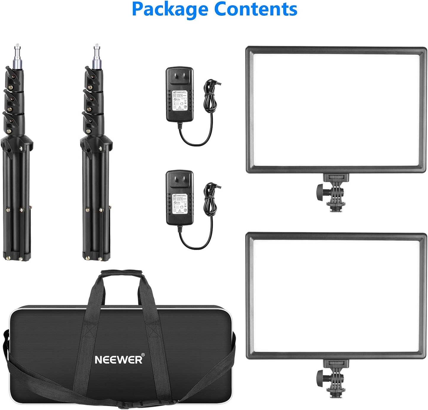 Neewer 10099300 13" LED Video Light Panel Kit