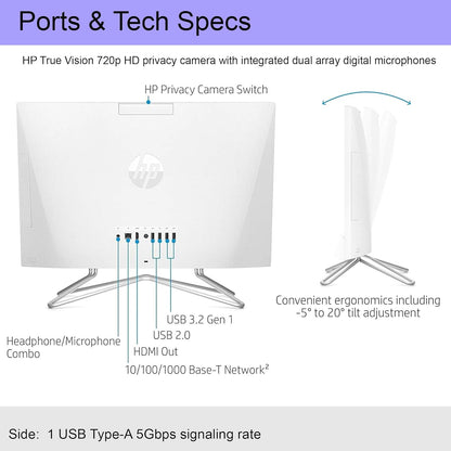HP 22-DD Essential All-in-One Desktop Intel Celeron