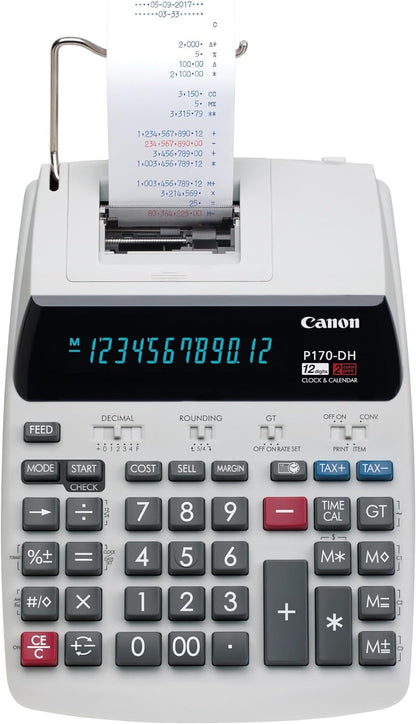 Canon MSS339805A01 P170-DH-3 Portable Printing Calculator