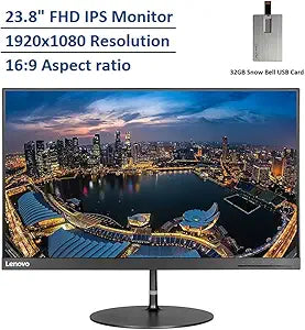 Lenovo FHD IPS Monitor 23.8-Inch LED Display — main product image