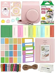 Fujifilm Instax Mini 11 Deluxe Accessory Kit Pink