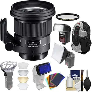 Sigma K-103215-03 105mm f/1.4 Art Sony E-Mount Lens Kit