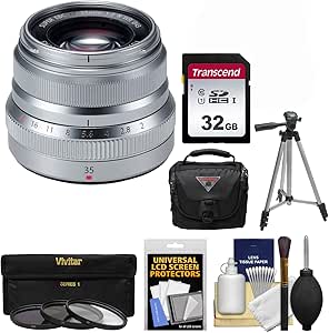 Fujifilm K-90677-02 35mm f/2.0 Lens Kit Silver