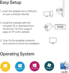 TP-Link Archer T3U Plus AC1300 USB 3.0 WiFi Adapter