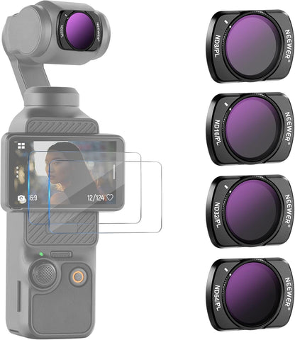 Neewer 10104333 DJI Osmo Pocket 3 Magnetic ND/PL Filter Set