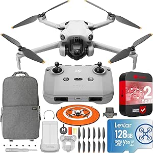 DJI Mini 4 Pro Drone - 4K HDR, RC-N2 + Bundle