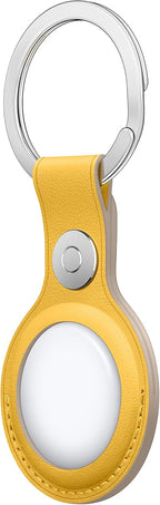 Apple MM063ZM/A AirTag Leather Key Ring Meyer Lemon