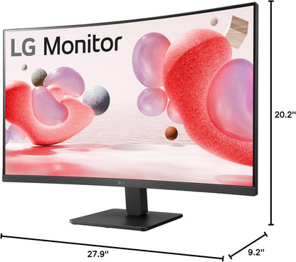 LG 32MR50C-B 32-Inch FHD 100Hz Curved Monitor with AMD FreeSync
