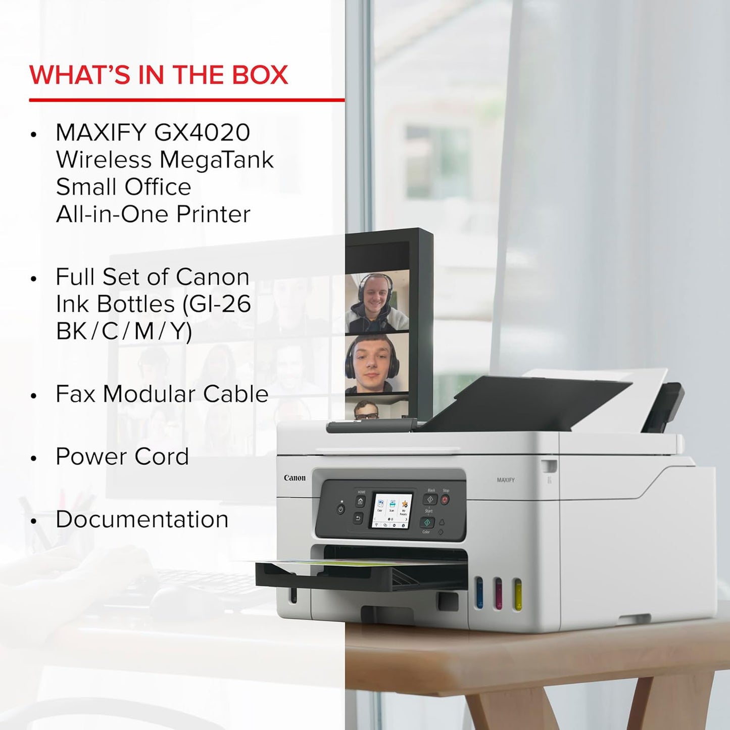 Canon 5779C002 Megatank GX4020 Wireless All-in-One Printer