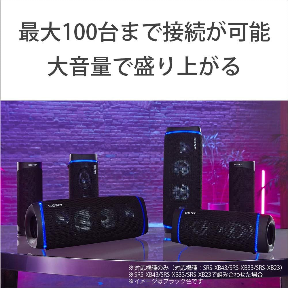 Sony SRS-XB33 BC Wireless Portable Bluetooth Speaker - Black