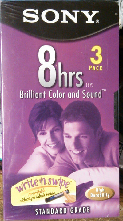 Sony LYSB00S29ZPI8-ELECTRNCS T-160 VL/WA Video Cassette 3-Pack
