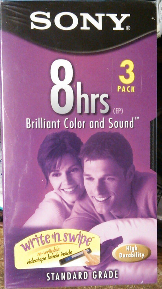Sony LYSB00S29ZPI8-ELECTRNCS T-160 VL/WA Video Cassette 3-Pack