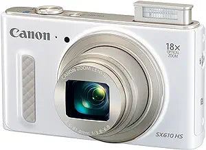 Canon 0112C001 PowerShot SX610 HS Wi-Fi Camera White