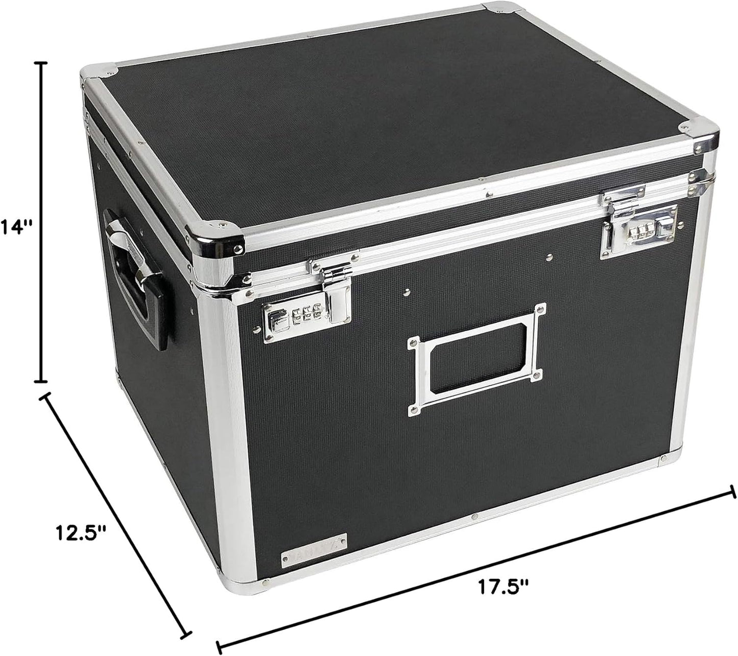 Vaultz IDEVZ01008 Locking File Box, Legal/Letter Size