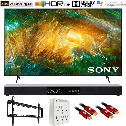 Sony E2SNXBR65X800H 65" 4K TV Soundbar Bundle