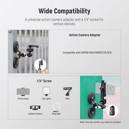 Neewer FL-GP15 Magnetic Action Camera Mount Magic Arm